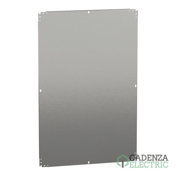 Placa de montaje metálica plana Alt1200xAnch800mm de acero galvanizado ref. NSYMM128 Schneider Electric