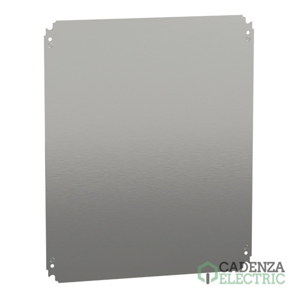 Placa de montaje metálica plana Alt500xAnch600mm de acero galvanizado ref. NSYMM65 Schneider Electric
