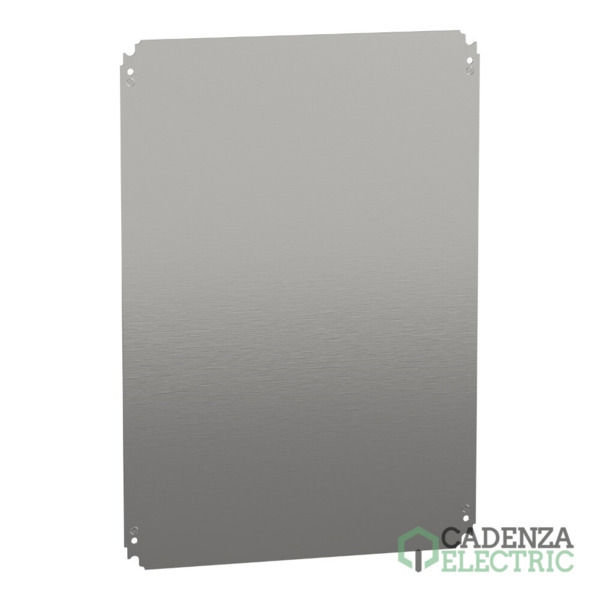 Placa de montaje metálica plana Alt700xAnch500mm de acero galvanizado ref. NSYMM75 Schneider Electric