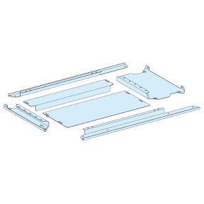 Placa pasacables 2 partes P IP30, ancho 650 + 150 mm, profundidad 400 mm ref. 8497 Schneider Electric [PLAZO 3-6 SEMANAS]