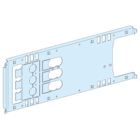 Placa soporte NSX630 horizontal fijo/extraíble sobre zócalo 3 polos ref. 3453 Schneider Electric [PLAZO 3-6 SEMANAS]