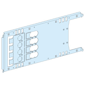 Placa soporte NSX630 horizontal fijo/extraíble sobre zócalo 4 polos ref. 3454 Schneider Electric [PLAZO 3-6 SEMANAS]