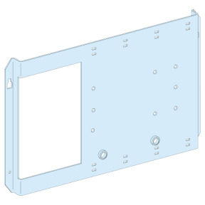 Placa soporte para montaje horizontal de NSX630 - fijo - mando maneta ref. 3070 Schneider Electric [PLAZO 3-6 SEMANAS]