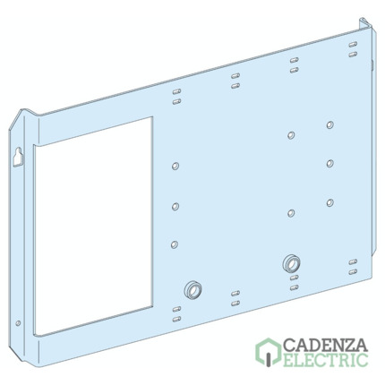 Compra Placa soporte, PrismaSeT G, para NSX/CVS/INS 630A, fijación horizontal, 600mm (an.), mando maneta ref. LVS03070 Schneider Electric al mejor precio | Cadenza Electric