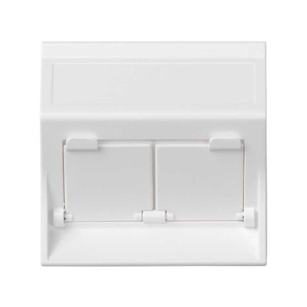 Comprar PLACA VD INCLINADA CG PARA 2 MÓD BLANCO Simon ref. 50000086-030 al mejor precio | Cadenza Elecric