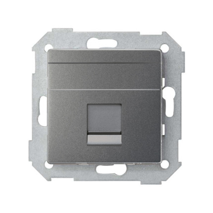 Comprar Placa v&d univ. plana c/g polvo para 1 RJ45  Simon ref. 8200005-096 al mejor precio | Cadenza Elecric