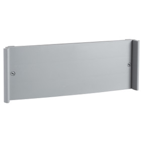 plain front plate - 1 x 18 modules - metal grey - for Pragma ((*)) ref. PRA90017G Schneider Electric [PLAZO 3-6 SEMANAS]