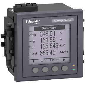 PM5310R Meter, modbus, up to 31st H, 256K 2DI/2DO 35 alarms, RJ45 LVCT ref. METSEPM5310R Schneider Electric [PLAZO 3-6 SEMANAS]