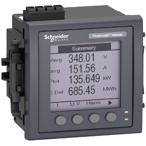 PM5320 analizador con ethernet - hasta 31st H - 256K 2DI/2DO 35 alarmas - Panel ref. METSEPM5320 Schneider Electric [PLAZO 8-15