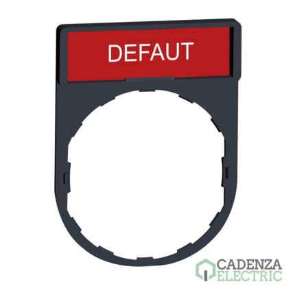 Compra Porta etiqueta francés defecto ref. ZBY2135 Schneider Electric al mejor precio | Cadenza Electric