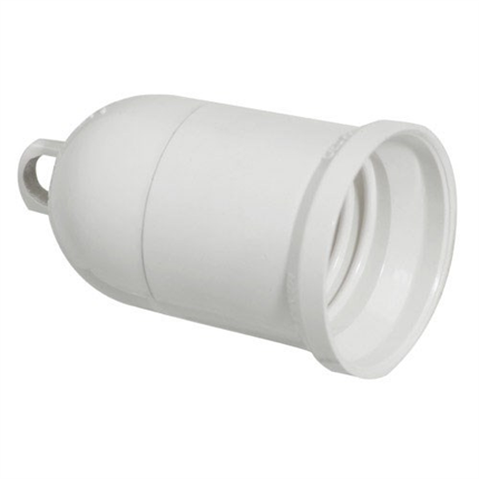 comprar Portalamparas 4 A. E-27 Obra Blanco  precio 0,6 €