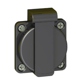 power socket XALF with protective shutter - grey - French - 230 V ((*)) ref. XALFZF8 Schneider Electric [PLAZO 3-6 SEMANAS]