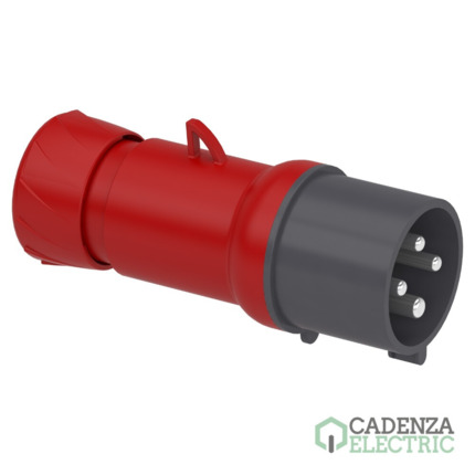 Compra PratiKa wander plug - straight - 32 A - 3P + E - 380...415 V AC - IP44 ref. PKE32M434 Schneider Electric al mejor precio | Cadenza Electric