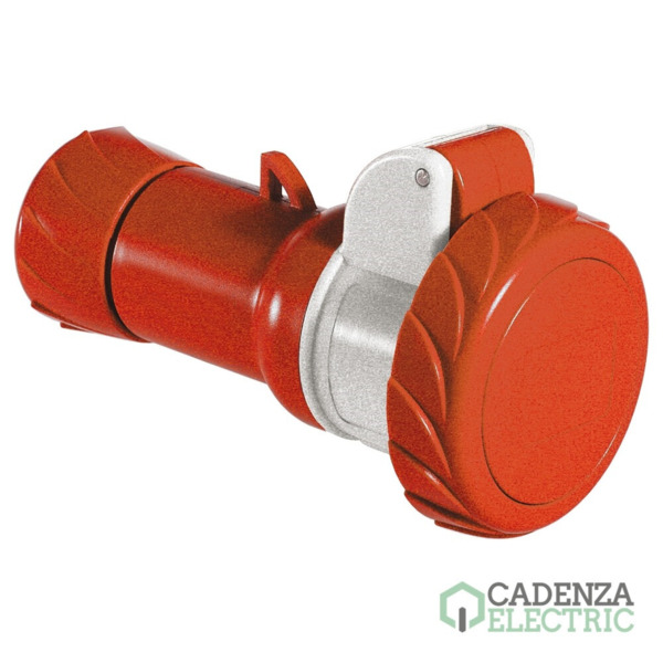 PratiKa wander socket - straight - 16 A - 3P + E - 380...415 V AC - IP67 ref. PKF16M734 Schneider Electric