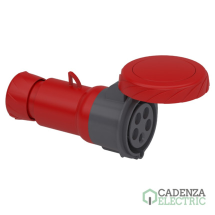 Compra PratiKa wander socket - straight - 32 A - 3P + N + E - 380...415 V AC - IP67 ref. PKF32M735 Schneider Electric al mejor precio | Cadenza Electric