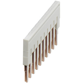 Puente enchufable NSYTR 10 pts. para terminales de 2,5 mm² - gris ref. NSYTRAL210GR Schneider Electric [PLAZO 3-6 SEMANAS]