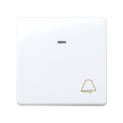 Comprar PULSADOR CON GRABADO CAMPANA Y LUMINOSO Simon ref. 27160-65 al mejor precio | Cadenza Elecric