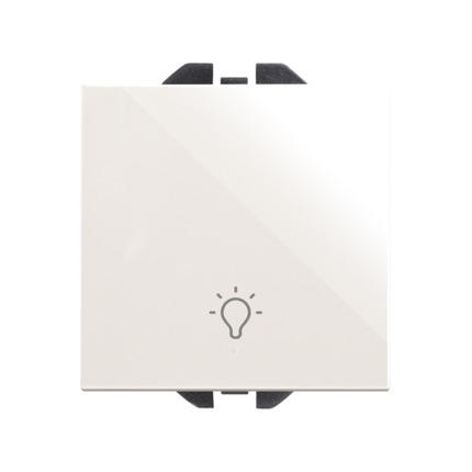 Comprar Pulsador con grabado Luz 10A  Simon ref. 20000151-090 al mejor precio | Cadenza Elecric