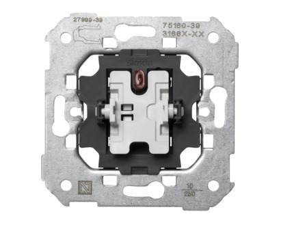 Comprar PULSADOR CON LUMINOSO Simon ref. 75160-39 al mejor precio | Cadenza Elecric