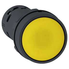 Pulsador - de impulso, amarillo - 1NO ref. XB7NA81 Schneider Electric [PLAZO 3-6 SEMANAS]