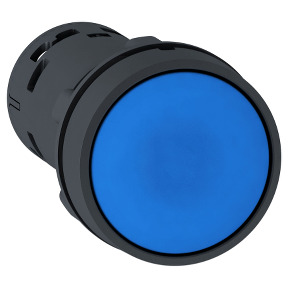 Pulsador - de impulso, azul - NO+NC ref. XB7NA65 Schneider Electric [PLAZO 3-6 SEMANAS]