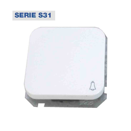 comprar PULSADOR DE TIMBRE S-31 BLANCO NIEVE ENVASADO  precio 9,91 €