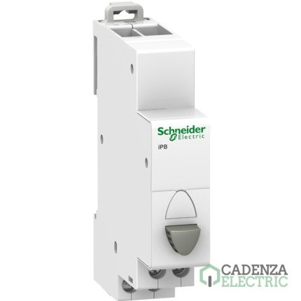 Compra PULSADOR IPB SIMPLE NA CON NC GRIS ref. A9E18033 Schneider Electric al mejor precio | Cadenza Electric
