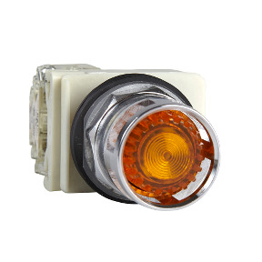 pulsador luminoso ámbar Ø30 - 1NANC - 120V ref. 9001K3L1AH13 Schneider Electric [PLAZO 3-6 SEMANAS]