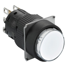 pulsador luminoso circular blanco Ø16 - 1NANC - 24V ref. XB6EAW1B1P Schneider Electric [PLAZO 3-6 SEMANAS]