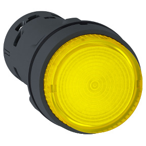 Pulsador luminoso - LED - de impulso -1NO - Amarillo - 120v ref. XB7NW38G1 Schneider Electric [PLAZO 3-6 SEMANAS]