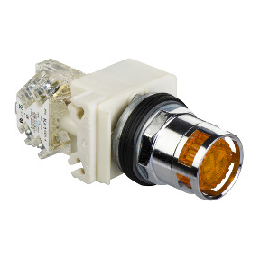 pulsador luminoso naranja Ø30 - 1NANC - 230V ref. 9001K3L7AH13 Schneider Electric [PLAZO 3-6 SEMANAS]