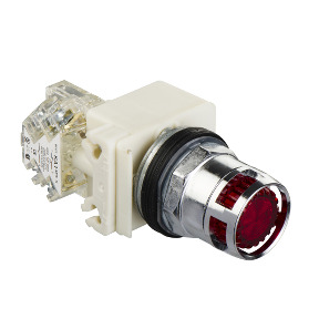 pulsador luminoso rojo Ø30 - 1 NANC - 48V ref. 9001K3L36RH13 Schneider Electric [PLAZO 3-6 SEMANAS]