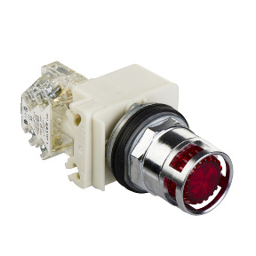 Pulsador luminoso rojo ø 30 - 1NAnc - 24V ref. 9001K3L35LRRH13 Schneider Electric [PLAZO 3-6 SEMANAS]