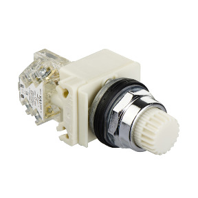 pulsador luminoso saliente blanco Ø30 - 1NANC - 120V ref. 9001K2L38WH13 Schneider Electric [PLAZO 3-6 SEMANAS]
