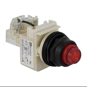 pulsador luminoso saliente rojo Ø30 - 1NA - 24V ref. 9001KT35LRR31 Schneider Electric [PLAZO 3-6 SEMANAS]