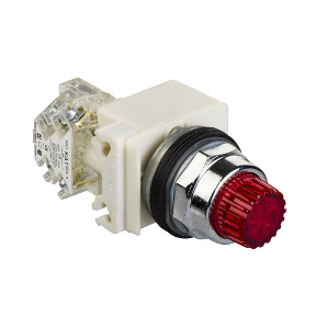pulsador luminoso saliente rojo Ø30 - 1NANC - 120V ref. 9001K2L38LRRH13 Schneider Electric [PLAZO 3-6 SEMANAS]