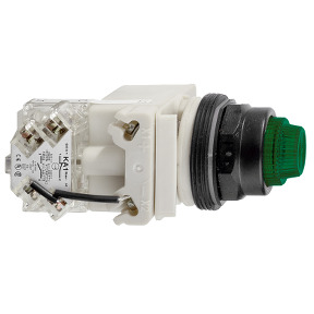 pulsador luminoso saliente verde Ø30 - 1NA - 48V ref. 9001KT36LGG31 Schneider Electric [PLAZO 3-6 SEMANAS]