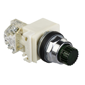 pulsador luminoso saliente verde Ø30 - 1NANC - 120V ref. 9001K2L38GH13 Schneider Electric [PLAZO 3-6 SEMANAS]
