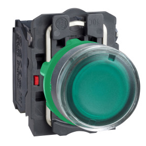 Pulsador luminoso verde ø 22 - 1NA+1NC - 220...240v ref. XB5AW33M5 Schneider Electric