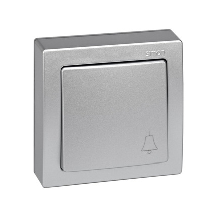 Comprar PULSADOR MONOBLOC (ALUMINIO) Simon ref. 73150-53 al mejor precio | Cadenza Elecric
