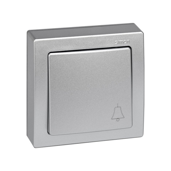 PULSADOR MONOBLOC (ALUMINIO) Simon ref. 73150-53