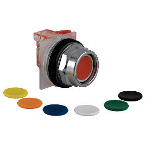 pulsador saliente en 7 colores para elegir Ø30 - 1NANC ref. 9001KR2UH13 Schneider Electric [PLAZO 3-6 SEMANAS]