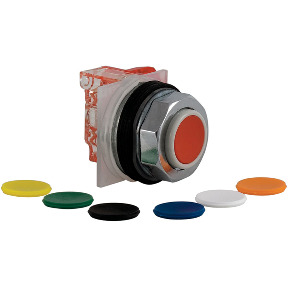 Pulsador saliente en 7 colores para elegir ø 30 - 1NAnc ref. 9001KR3UH13 Schneider Electric [PLAZO 3-6 SEMANAS]