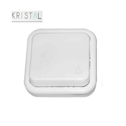 comprar PULSADOR TIMBRE BLANCO NIEVE "F" (20-310-05-2)  precio 6,27 €