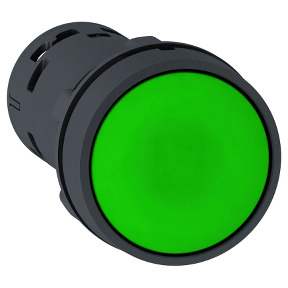 pulsador verde enrasado Ø22-pulsar-tirar- 1NO - terminal tornillo ref. XB7NH31 Schneider Electric [PLAZO 3-6 SEMANAS]