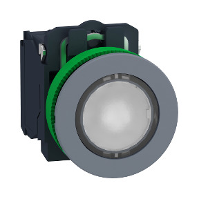 PULS.FLUSH LUM.BLANCO LED 230VAC 1NA1NC COL.GR. ref. XB5FW31M5C0 Schneider Electric [PLAZO 3-6 SEMANAS]