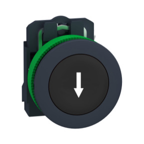 PULS.FLUSH NEGRO 1NA CON MARCAJE FLECHA ref. XB5FA3351 Schneider Electric [PLAZO 3-6 SEMANAS]