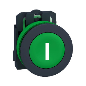 PULS.FLUSH VERDE 1NA CON MARCAJE I"" ref. XB5FA3311 Schneider Electric [PLAZO 3-6 SEMANAS]