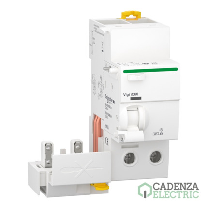 Compra Quick Vigi iC60 2P 40A 30mA A-SI ref. A9Q31240 Schneider Electric al mejor precio | Cadenza Electric