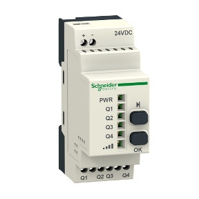 Receptor programable - 4 pnp - 200 ma - 24V dc - 2 pulsadores - 6 leds ref. ZBRRC Schneider Electric [PLAZO 3-6 SEMANAS]